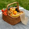 Flettet picnickurv, XL picnickurv