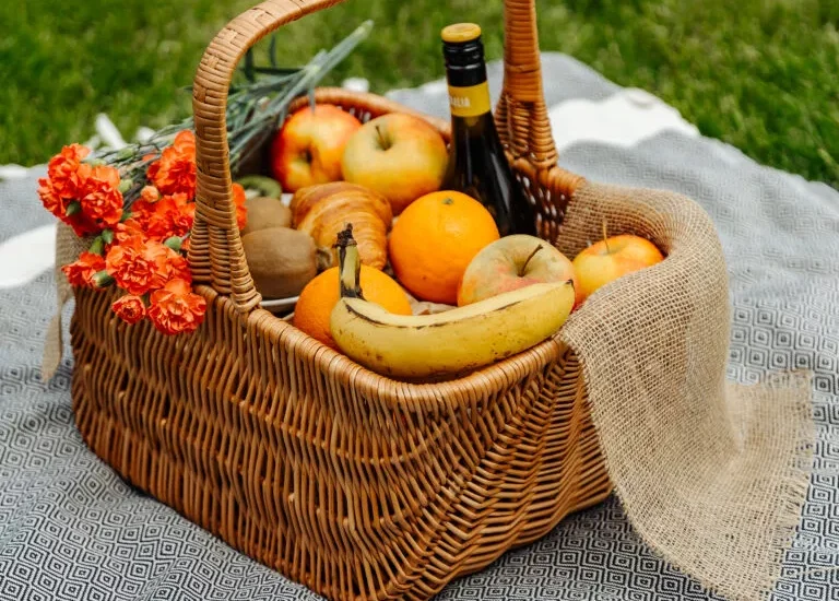 Flettet picnickurv, XL picnickurv